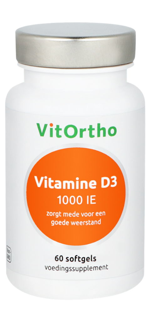 VitOrtho Vitamine D3 1000 IE Softgels